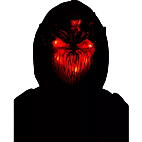 Spirit Halloween Light Up Devilish Demon Costume Black & Red‎ Size XL 14/16 - Picture 5 of 6